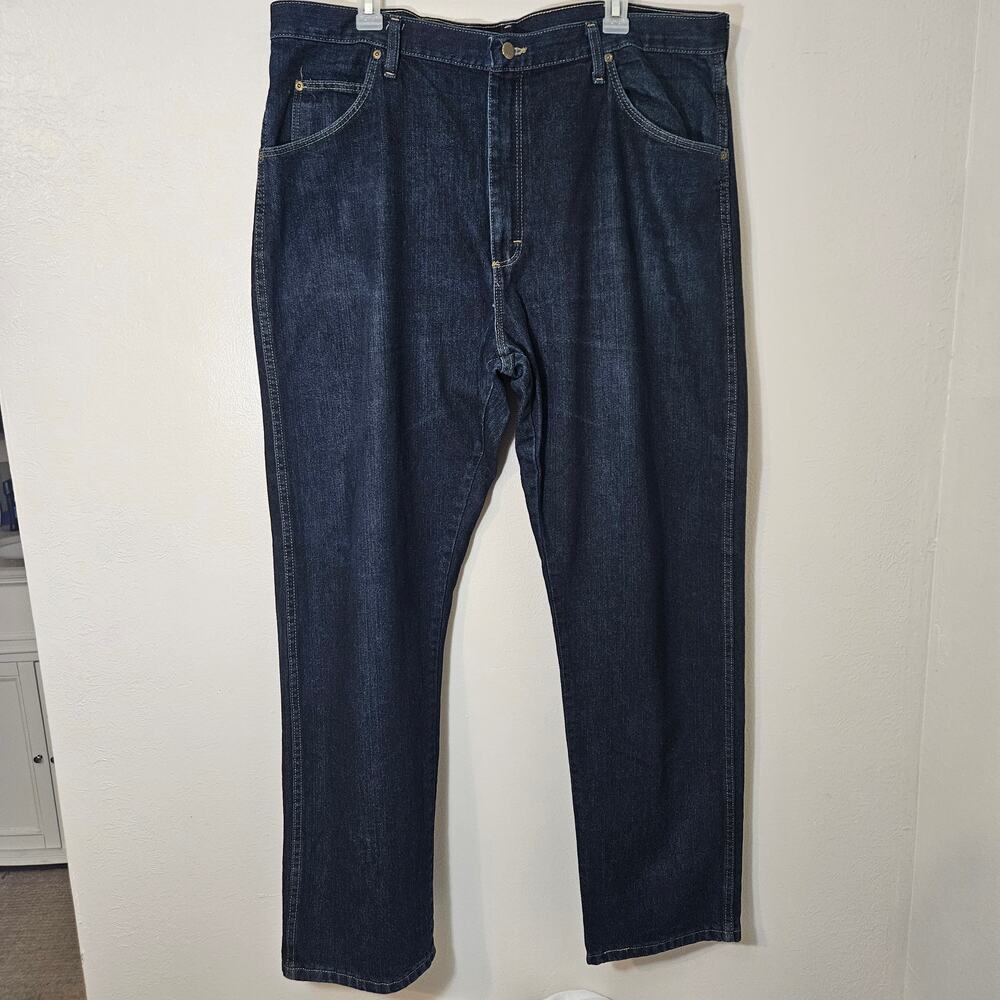 Wrangler Men’s Regular Fit Straight Leg Jeans - 40x32 Cowboy Western Rugged